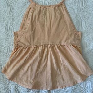 American Eagle Outfitters Light Peach Top; Size S